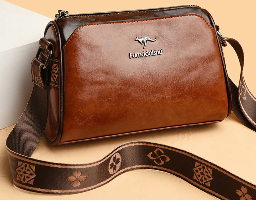 Sac Bandoulière Femme Cuir PU Souple — Crossbody Haute Qualité, Style Élégant