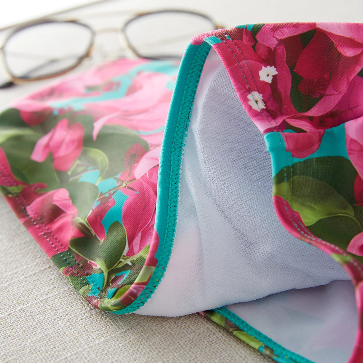 Bikini Taille Haute Bandage Floral 2026 — Volanté, Push Up, Bretelles Brésilien