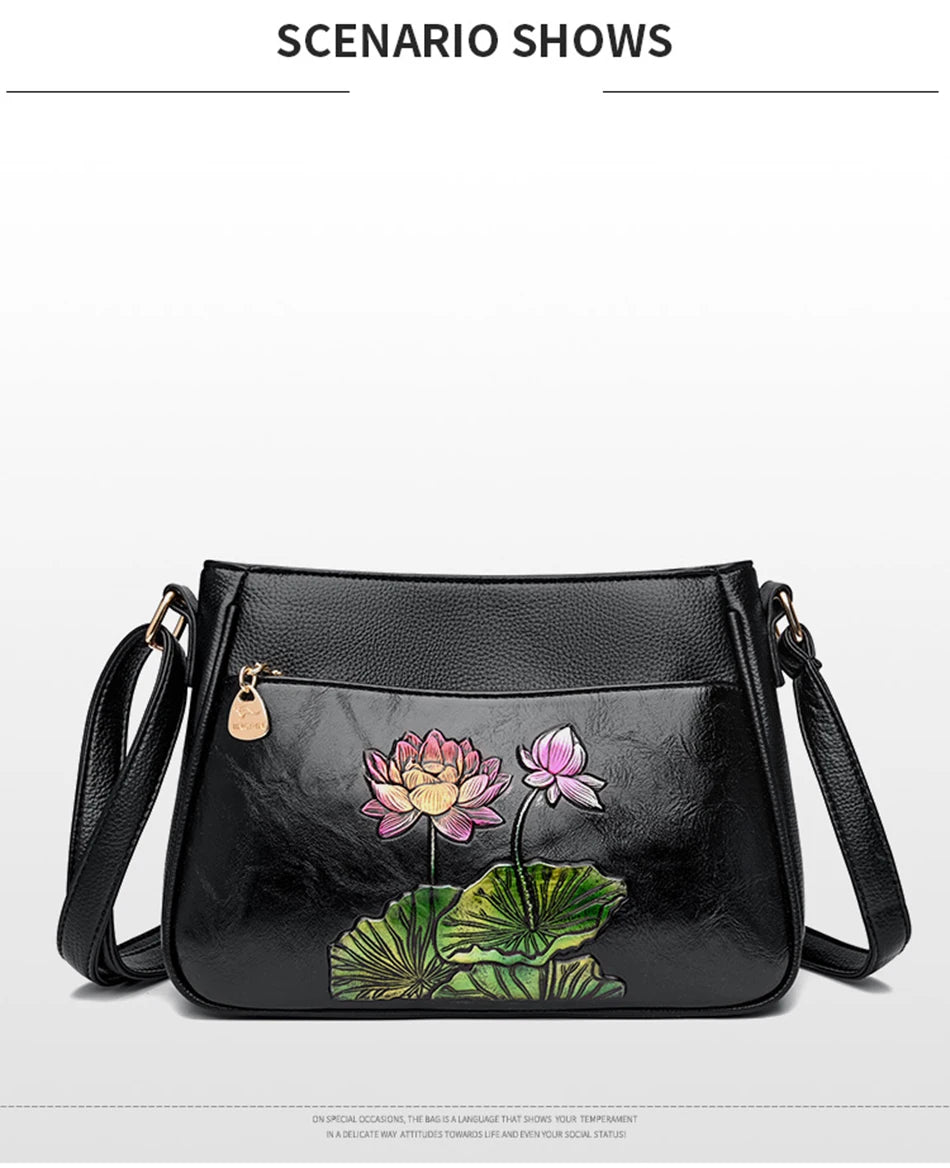 Sac À Main Femme Luxe Cuir Souple — Bandoulière Épaule, Messenger Bag 2025