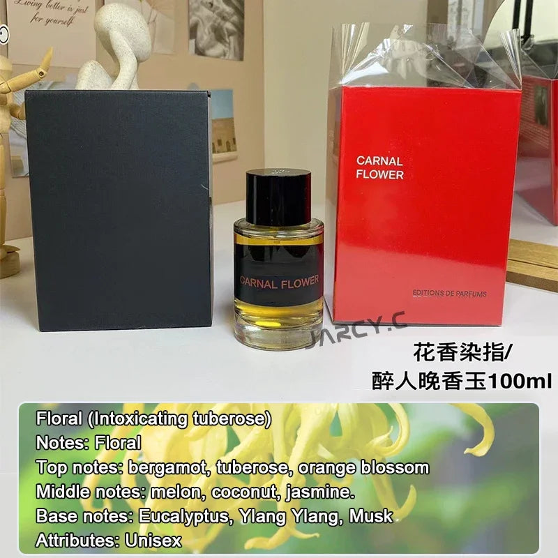 JARCY.C Eau de Parfum Unisexe 100ml — Boisé Floral, Phéromones, Longue Durée