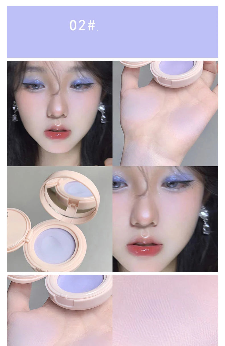 Blush Mousse Rose Fille Palette 4 Couleurs Mat & Pêche — Contouring Visage