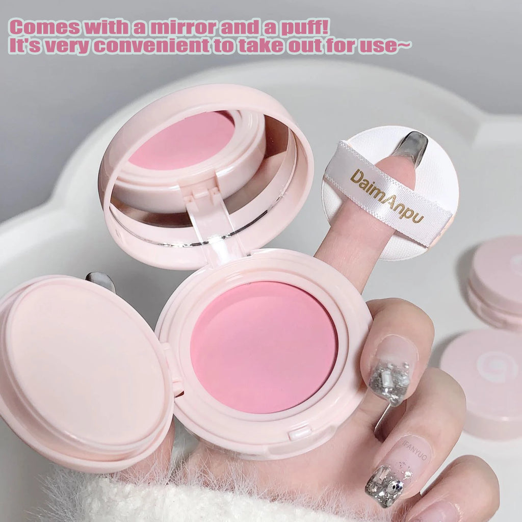 Blush Mousse Rose Fille Palette 4 Couleurs Mat & Pêche — Contouring Visage