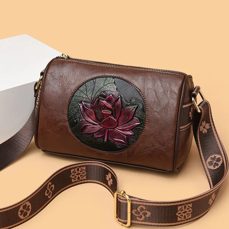 Sac Seau Femme Cuir PU Souple — Tote Casual Grande Capacité, Bandoulière
