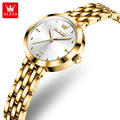Montre Femme OLEVS 9992 Luxe Or Quartz — Étanche, Élégante, Relojes Para Mujer