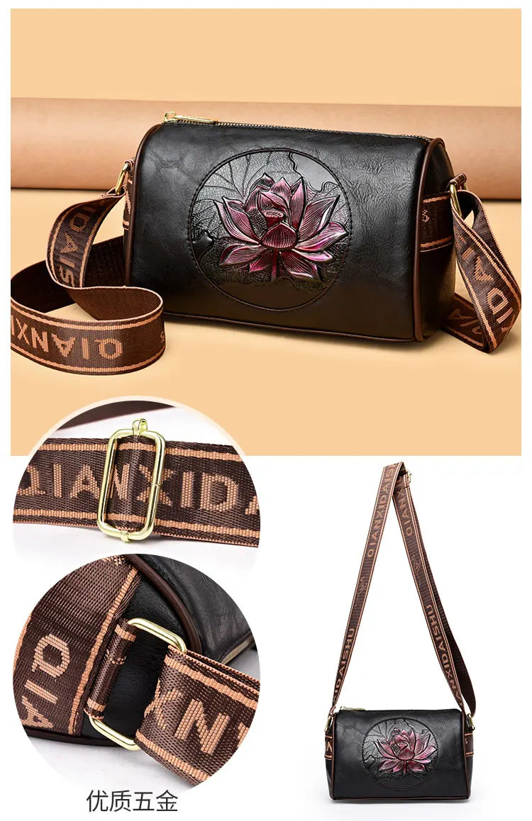 Sac Seau Femme Cuir PU Souple — Tote Casual Grande Capacité, Bandoulière
