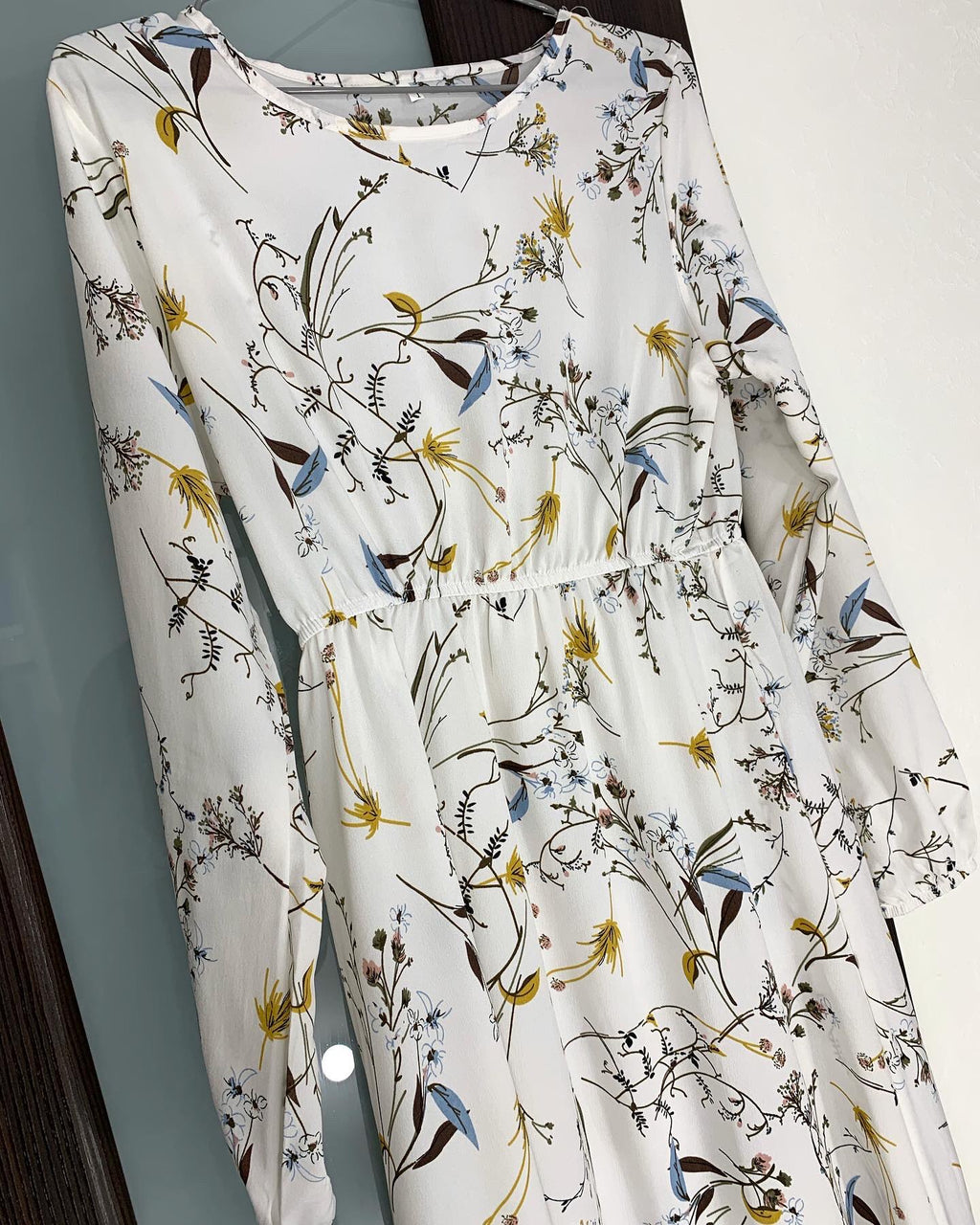 Robe Maxi Femme Été — Imprimé Floral Manches Longues Plage & Soirée