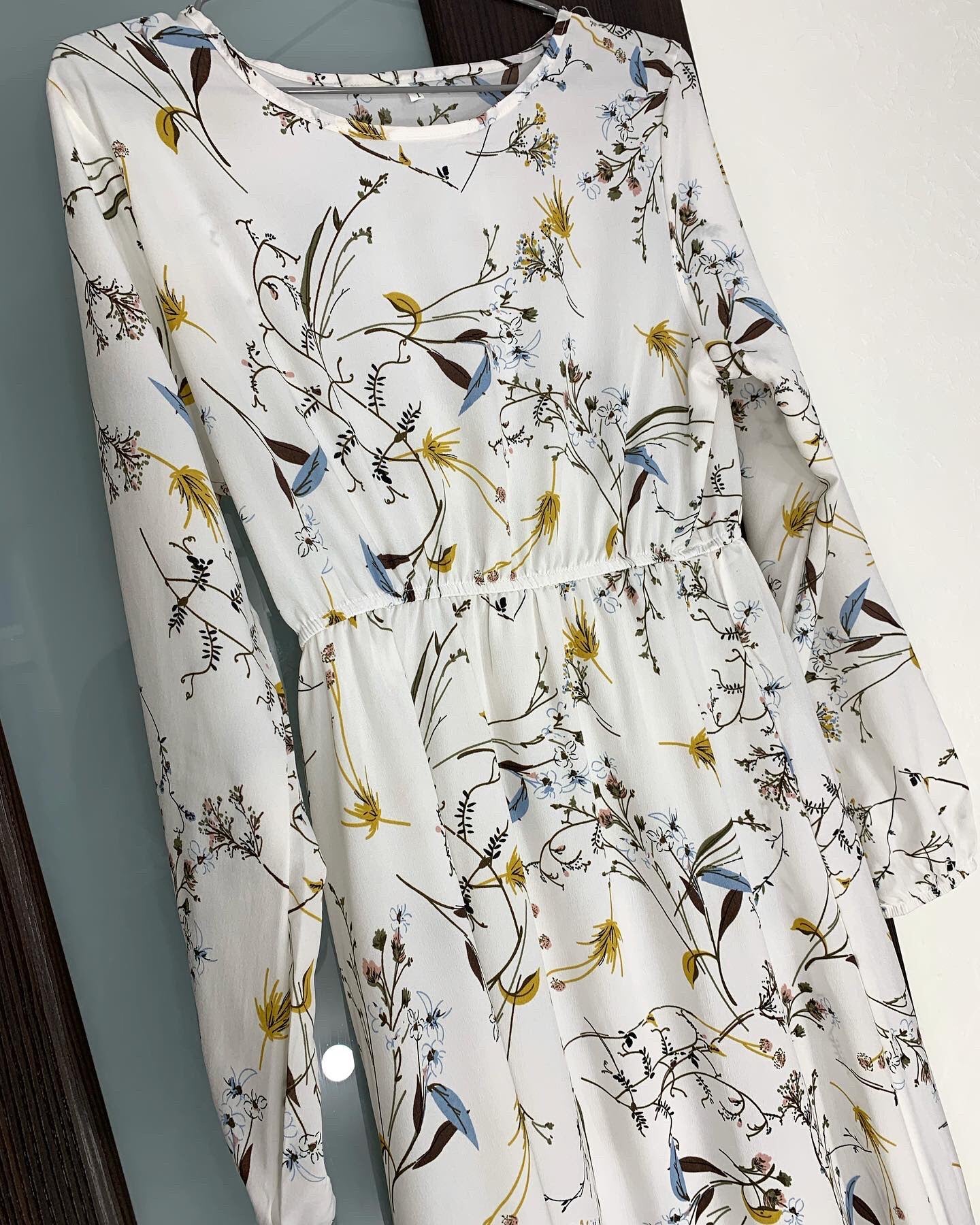 Robe Maxi Femme Été — Imprimé Floral Manches Longues Plage & Soirée