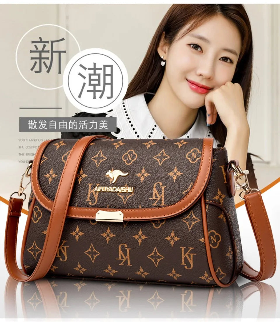 Sac À Main Femme Fleurs Luxe — Bandoulière Épaule, Tote Casual Tendance