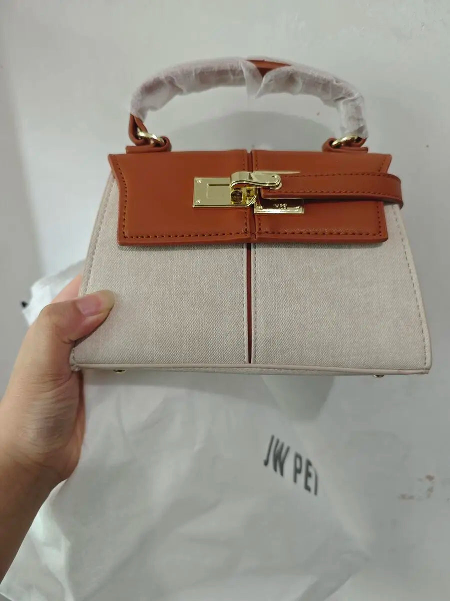 Sac Trapézoïdal Femme Cuir PU 2025 — Sac À Main Top-Handle Élégant