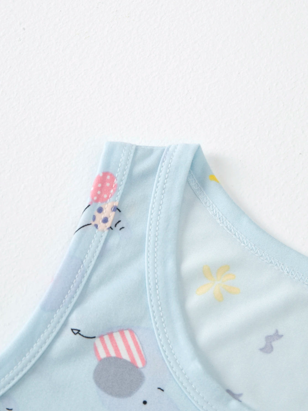 Ensemble 2 pièces enfant mixte – T-shirt manches courtes & short imprimé animaux, été 4-6 ans