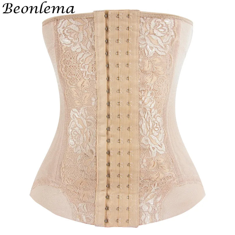 Corset Gainant Brodé en Mesh pour Femme – Gaine Colombienne Ventre Plat