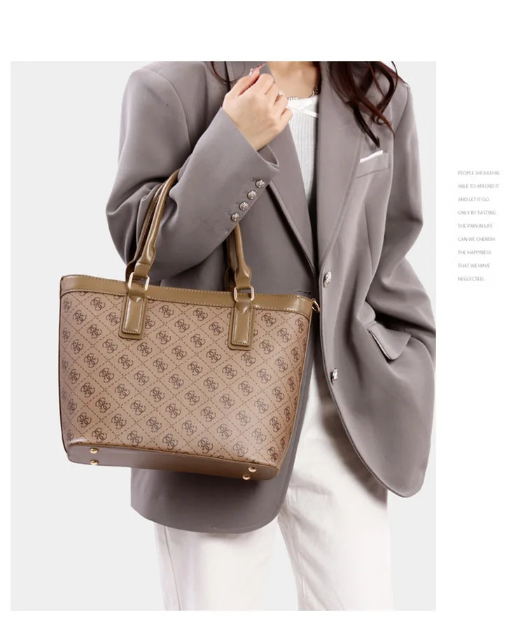 Tote Bag Femme Luxe Léger — Grande Capacité, Sac Épaule Tendance Quotidien