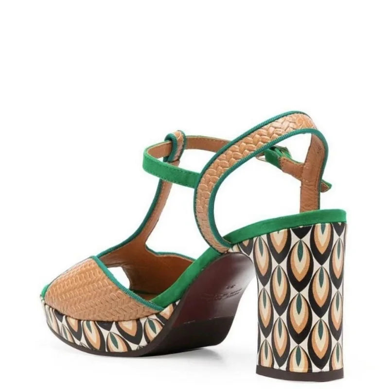 JOCHEBED HU Escarpins Cuir Véritable Plateforme — Talon Carré Luxe, Tailles 36-44