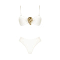 Bikini 2-3 Pièces Femme Push Up — Imprimé Coquillage, Style Brésilien Plage
