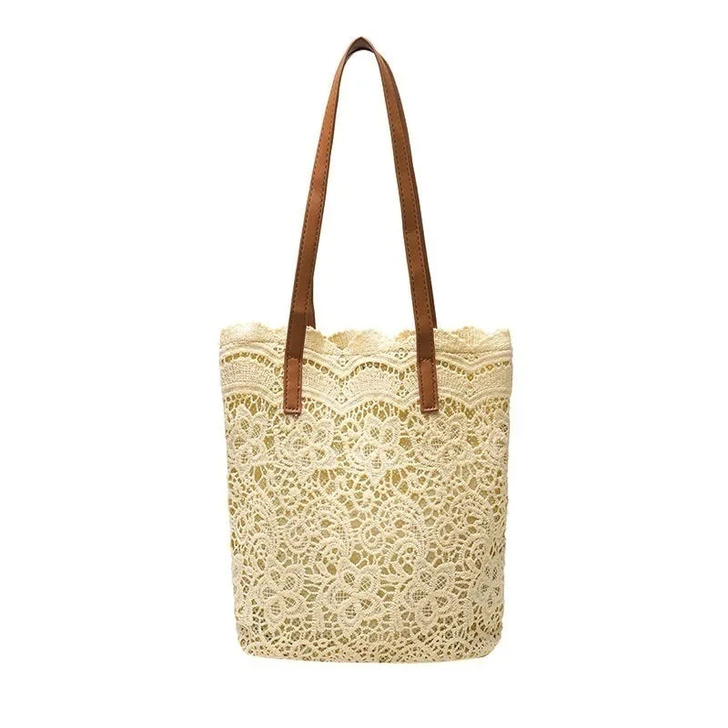 Sac À Main Femme Toile & Cuir — Bandoulière Luxe, Style Casual Fashion