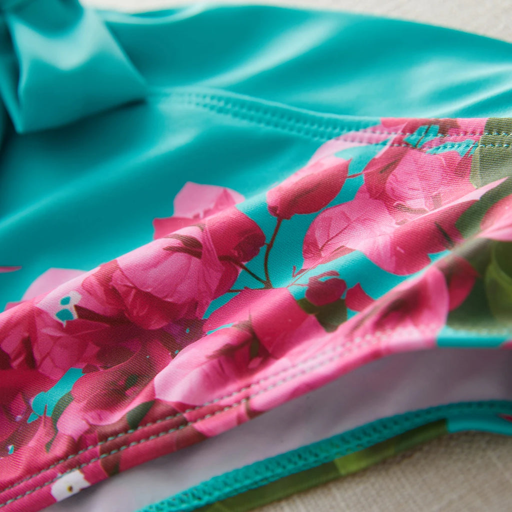 Bikini Taille Haute Bandage Floral 2026 — Volanté, Push Up, Bretelles Brésilien