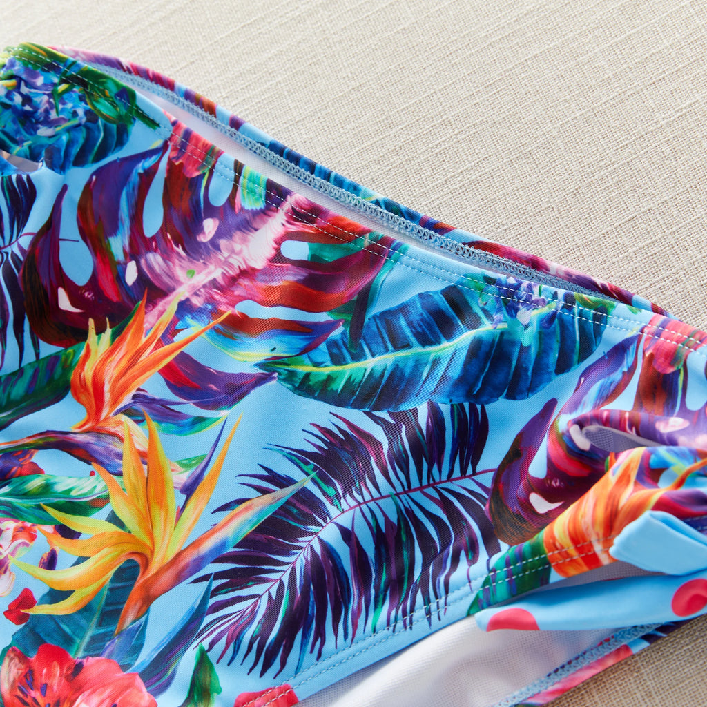 Bikini Taille Haute Bandage Floral 2026 — Volanté, Push Up, Bretelles Brésilien