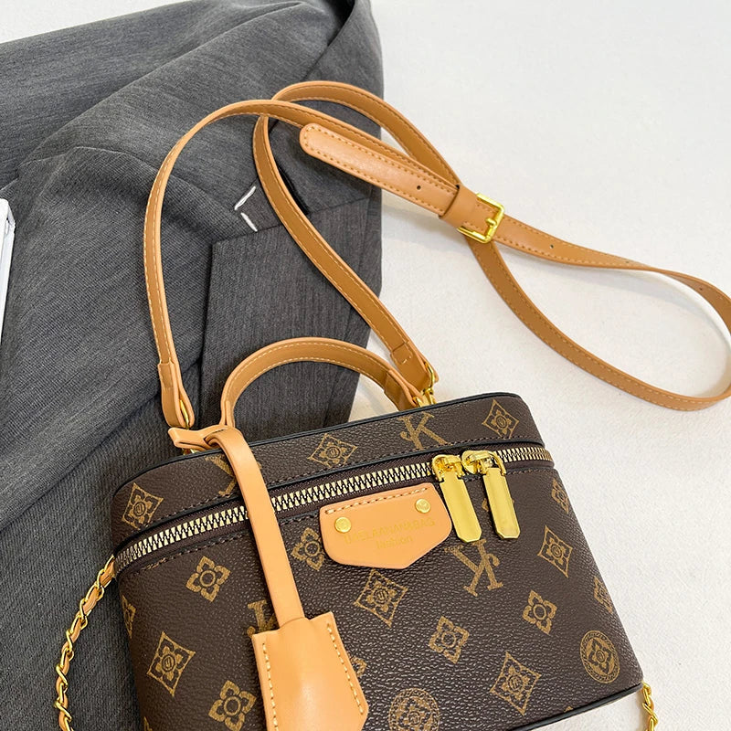 Sac Épaule Femme Cuir PU Imprimé — Bandoulière Fashion Tendance 2025