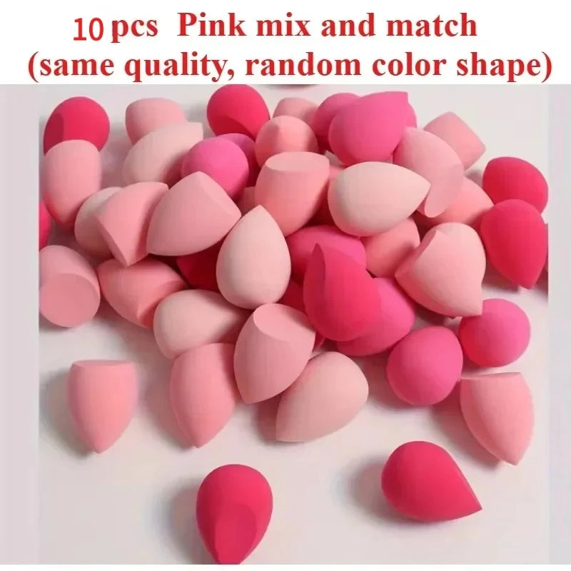 Set Éponges Maquillage Douces 4/8 Pièces — Beauty Egg & Puff pour Fond de Teint