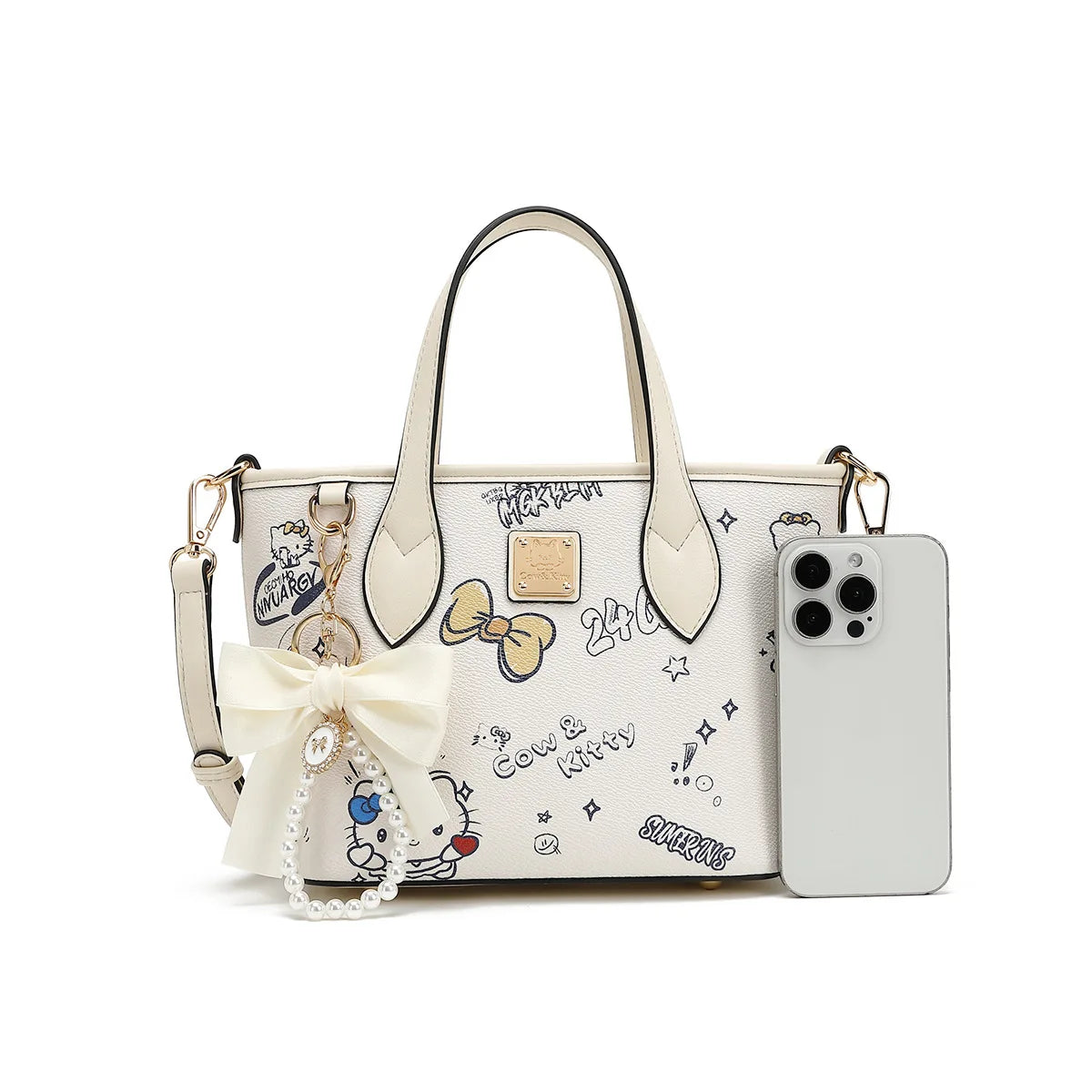 Sac À Main Hello Kitty Femme — Cartoon Mignon, Sac Épaule Bandoulière Tendance