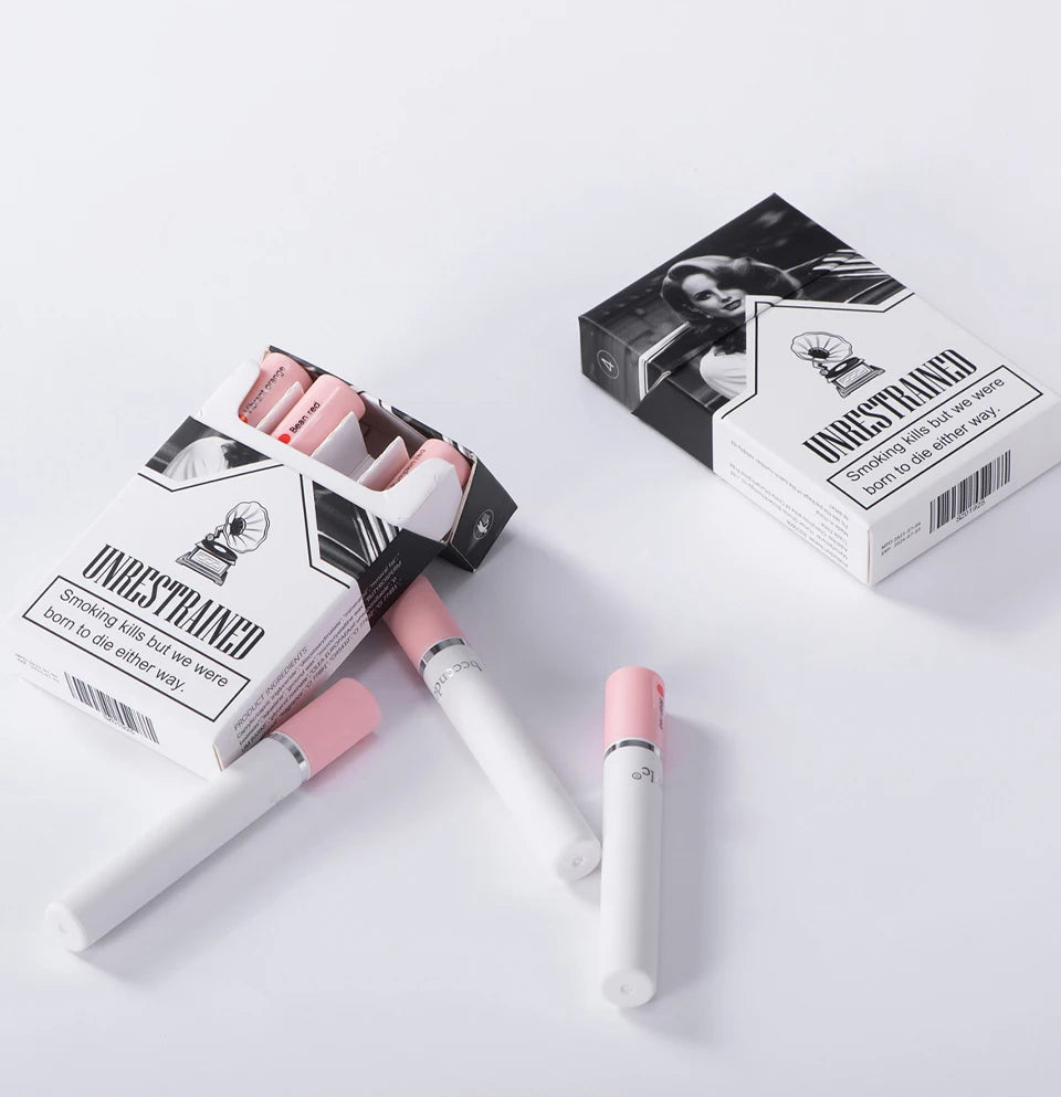 Kit Rouge à Lèvres Mat 4 Couleurs — Lip Gloss Waterproof, Longue Tenue, Teinte à Lèvres