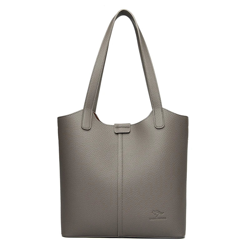 Sac À Main Femme PU Cuir Carré — Grand Tote Épaule, Bandoulière Fashion