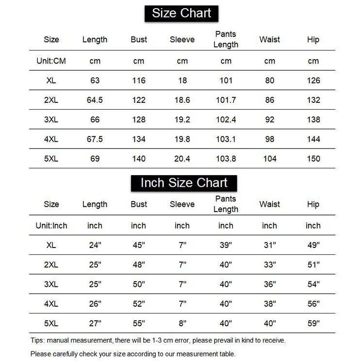 Pyjama Femme Grande Taille Imprimé Cœur — 2 Pièces Manches Courtes & Pantalon, Doux