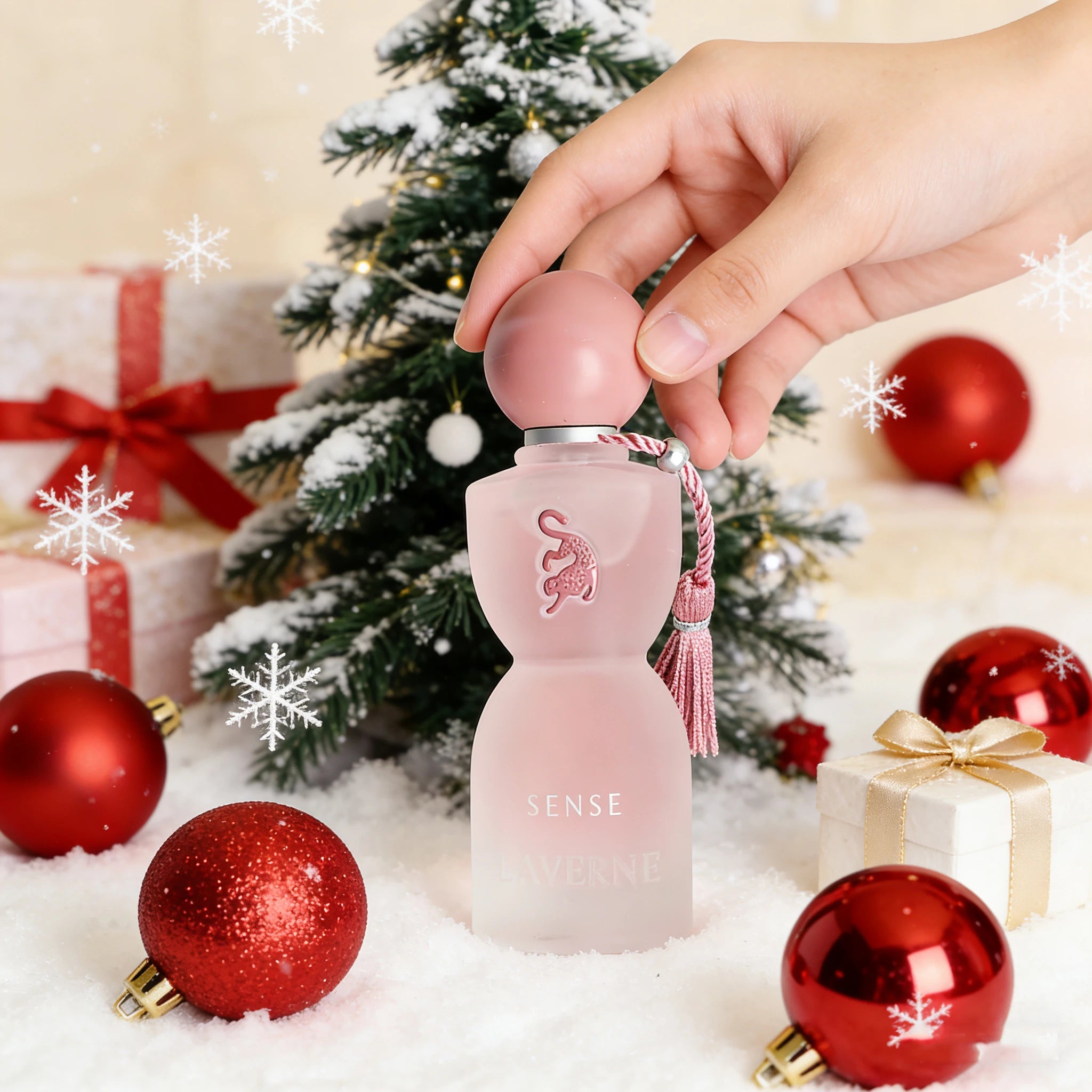 SENSE Eau de Parfum 75ml Pink Leopard — Parfum Arabe Femme, Notes Florales & Agrumes