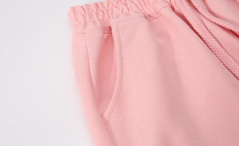 Ensemble 2 pièces filles – T-shirt manches courtes & short décontracté imprimé lettres, 5-14 ans