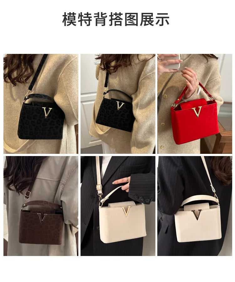 Sac à Main Femme Bandoulière 2026 — Luxe Designer, Grande Capacité, Tendance
