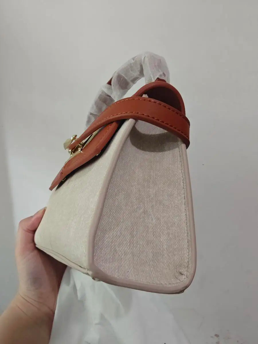 Sac Trapézoïdal Femme Cuir PU 2025 — Sac À Main Top-Handle Élégant