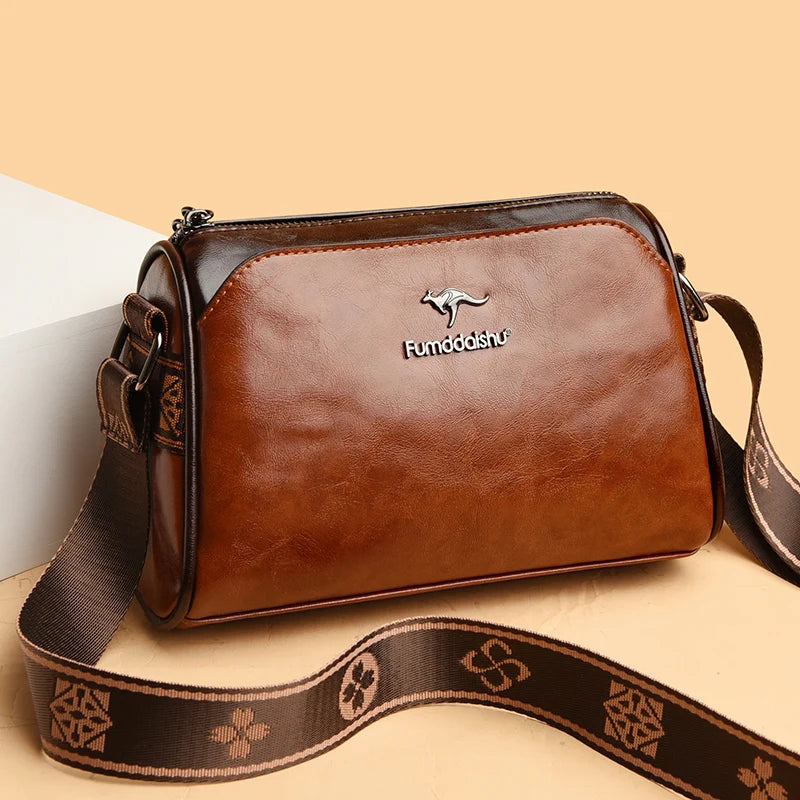 Sac Bandoulière Femme Cuir PU Souple — Crossbody Haute Qualité, Style Élégant