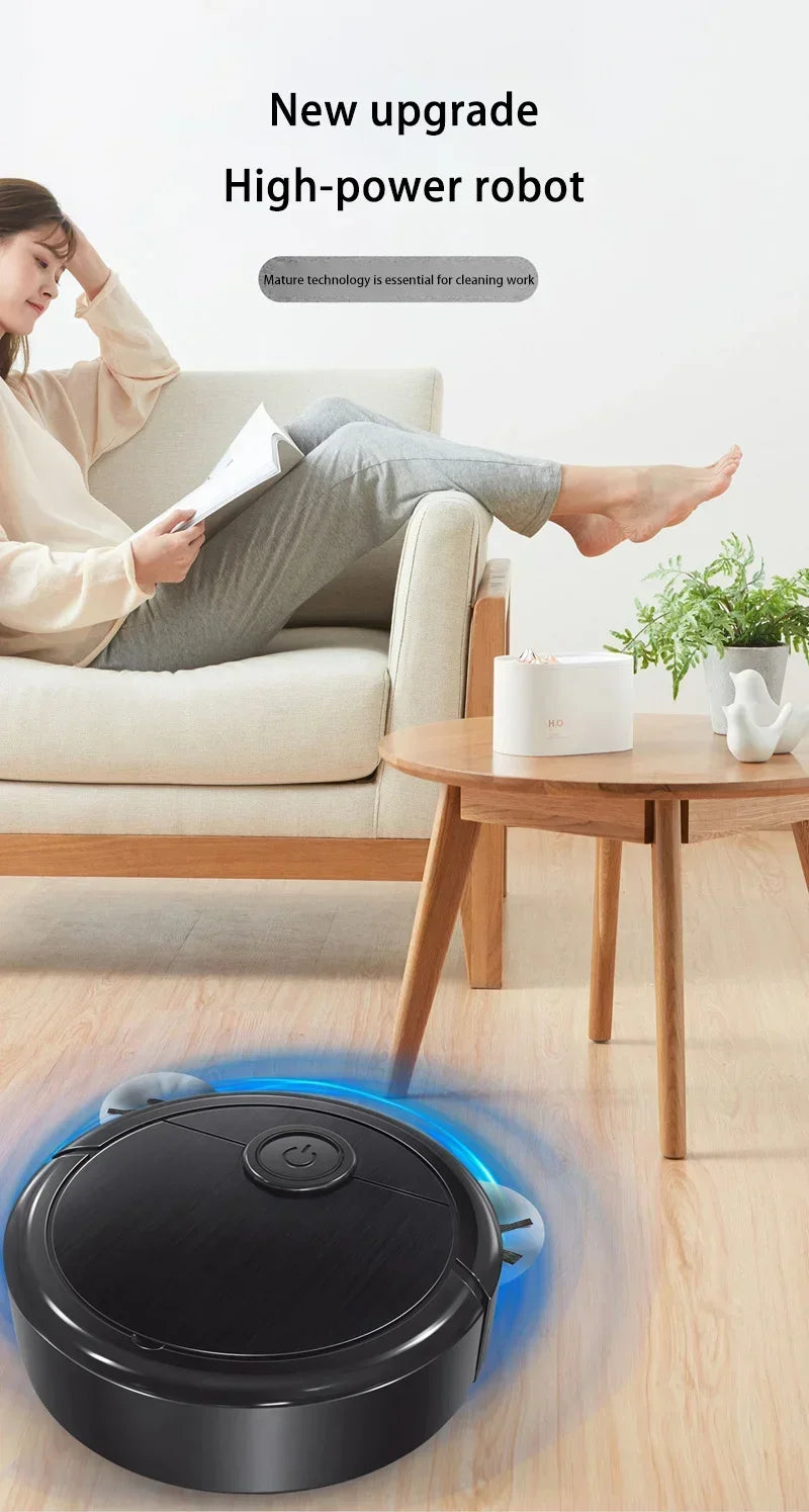 Aspirateur Robot 3-en-1 Intelligent — Aspiration 6000Pa, Lavage, Navigation Laser, Poils d'Animaux