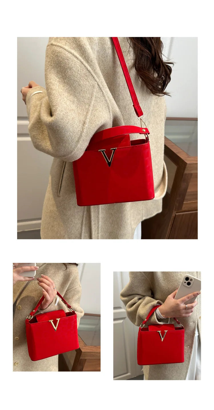 Sac à Main Femme Bandoulière 2026 — Luxe Designer, Grande Capacité, Tendance