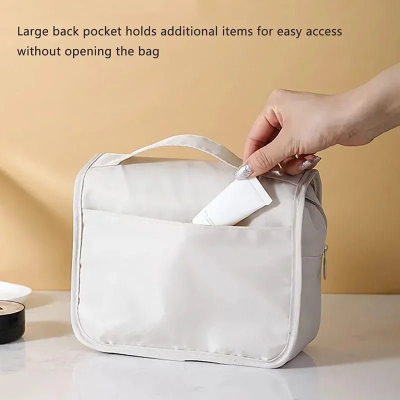 Trousse de Maquillage Voyage Imperméable — Organisateur Cosmétiques avec Crochet