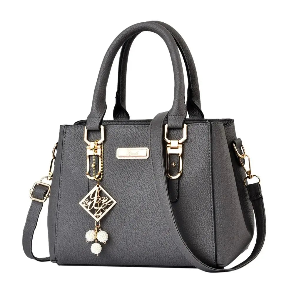 Sac À Main Femme Cuir Casual — Grande Capacité, Sac Épaule Messenger