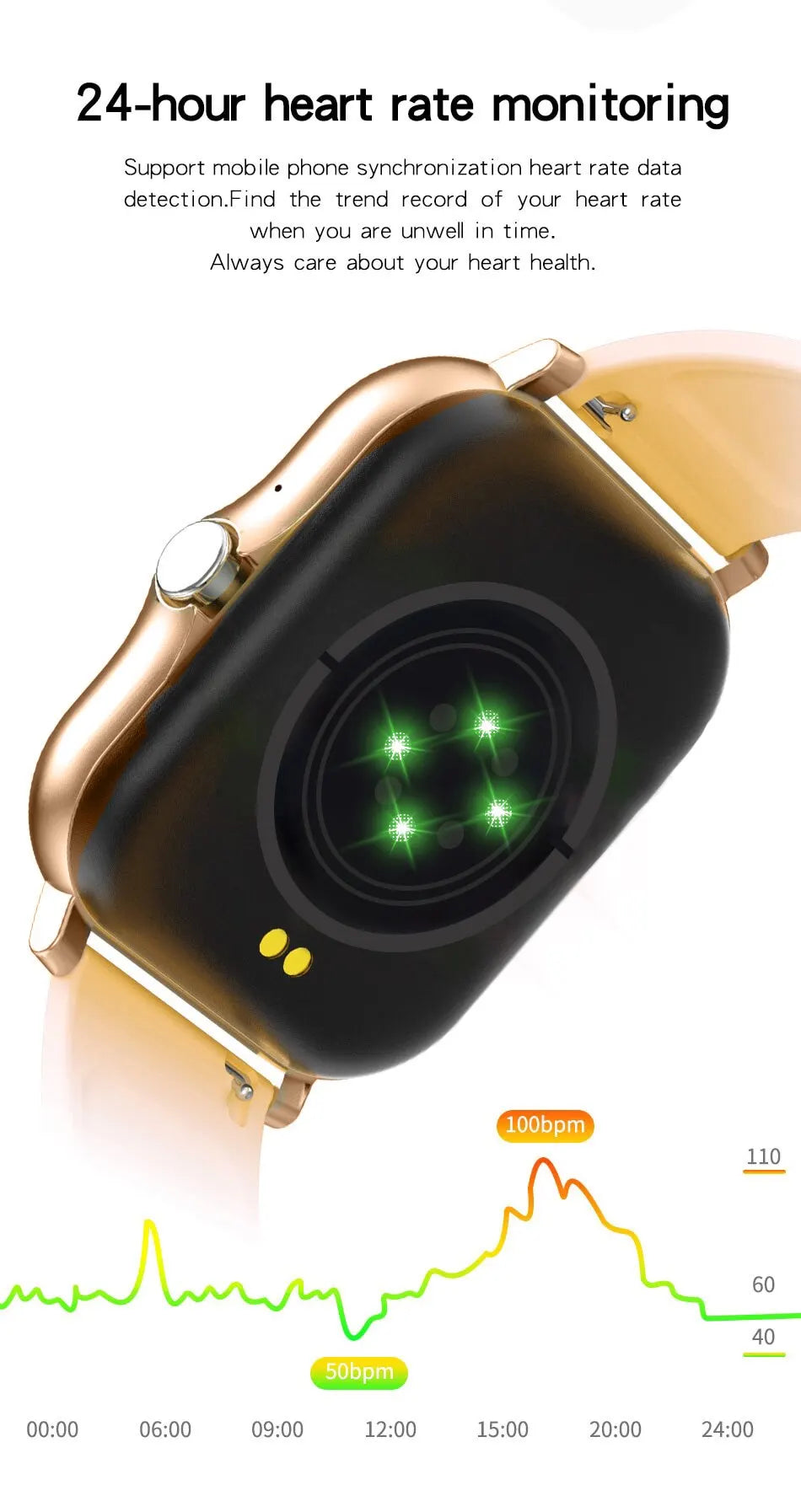 Montre Connectée GPS Sport Homme Femme — Écran Tactile, Appels Bluetooth, Smartwatch 2025