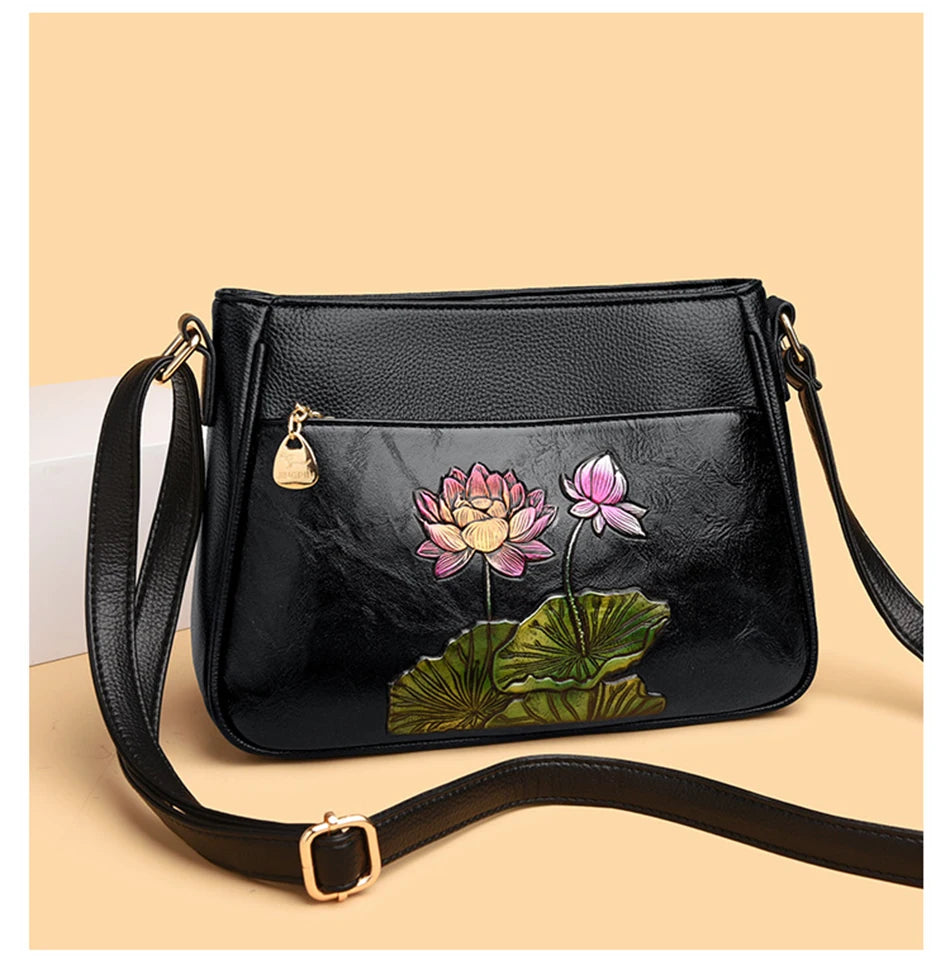 Sac À Main Femme Luxe Cuir Souple — Bandoulière Épaule, Messenger Bag 2025