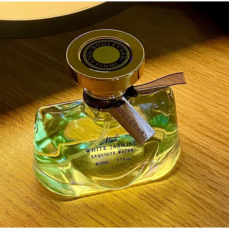عطر نسائي ياسمين الليل الفاخر - زجاجة ألماس، ماء تواليت يدوم طويلاً