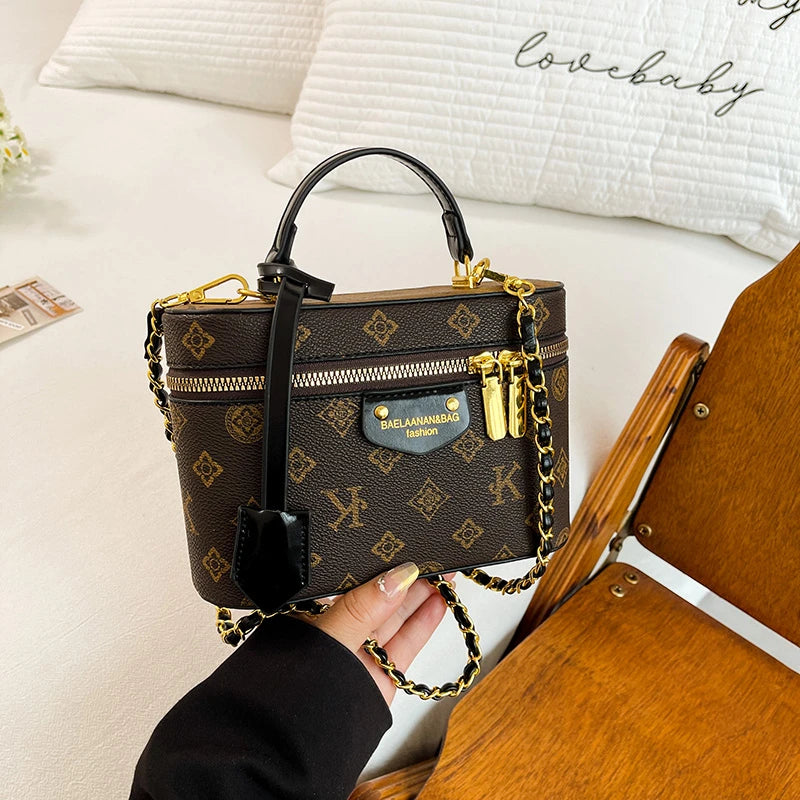 Sac Épaule Femme Cuir PU Imprimé — Bandoulière Fashion Tendance 2025