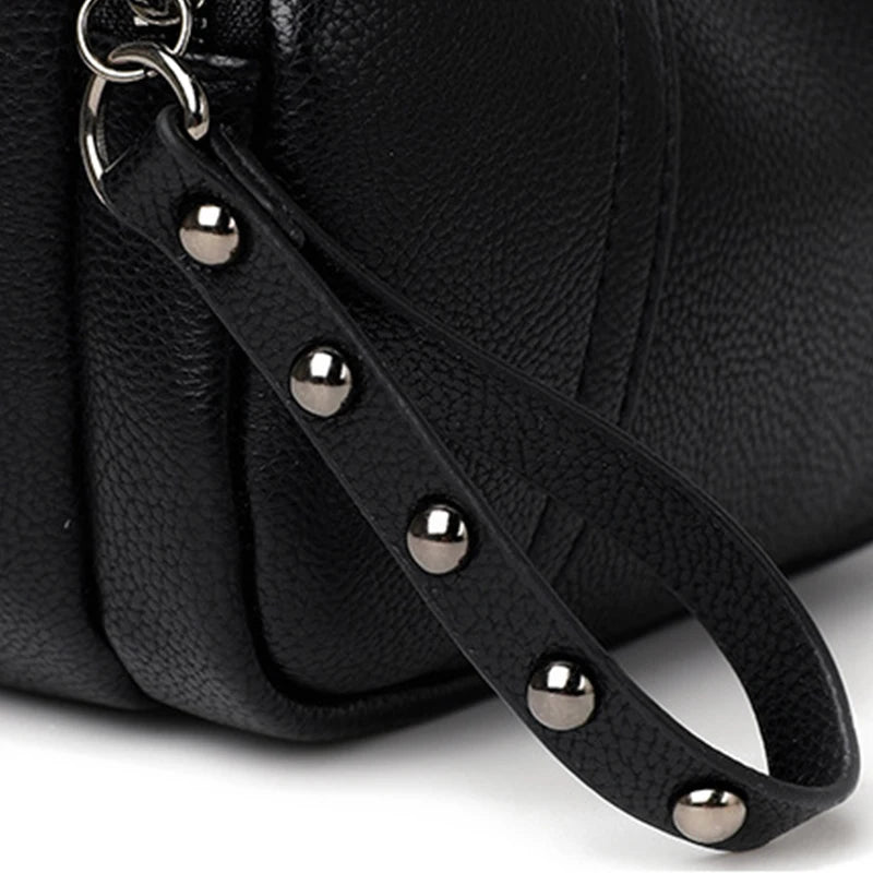 Sac à Main Femme Cuir Luxe Designer — Bandoulière Épaule, Grande Marque