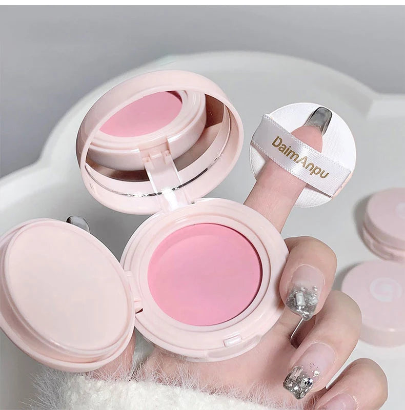 Blush Mousse Rose Fille Palette 4 Couleurs Mat & Pêche — Contouring Visage