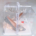 Escarpins Fille Strass Talon Haut Princesse — Noeud Doux, Stiletto, Cadeau Anniversaire