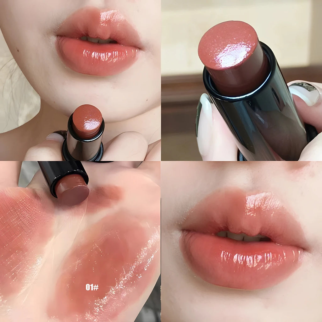 Rouge à Lèvres Hydratant Miroir Waterproof — Longue Tenue, Cadeau Saint-Valentin