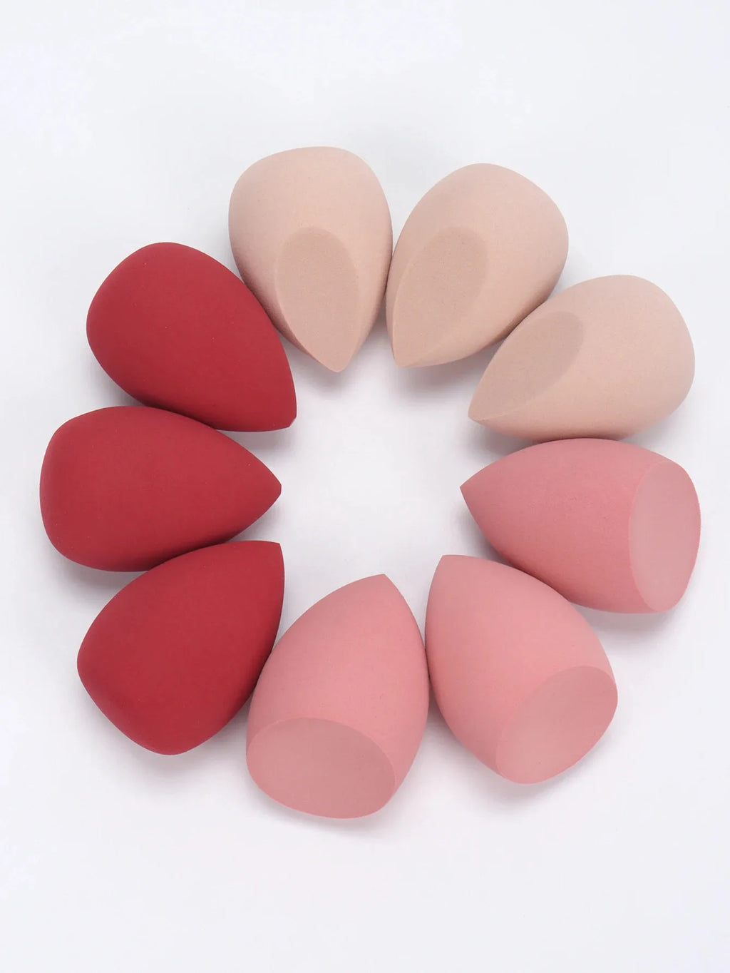 Set Éponges Maquillage Douces 4/8 Pièces — Beauty Egg & Puff pour Fond de Teint