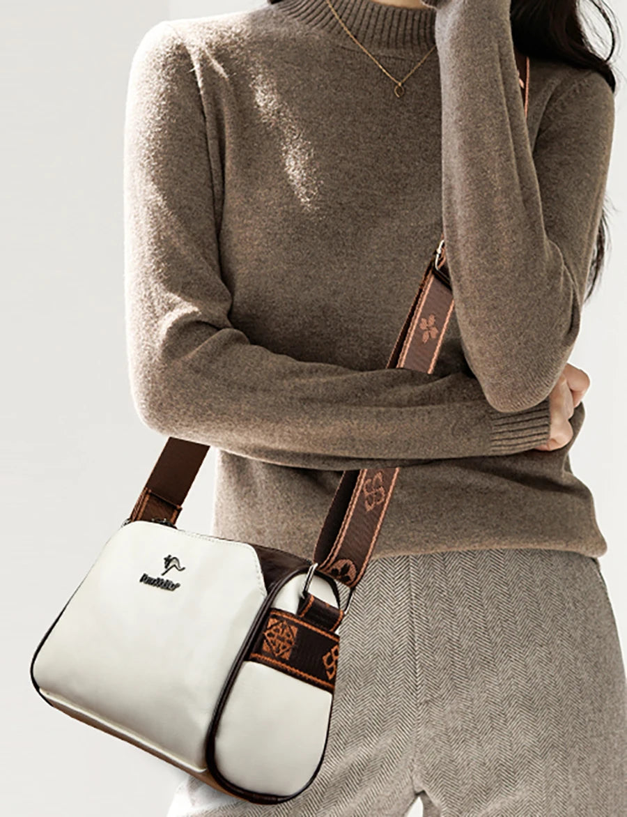 Sac Bandoulière Femme Cuir PU Souple — Crossbody Haute Qualité, Style Élégant