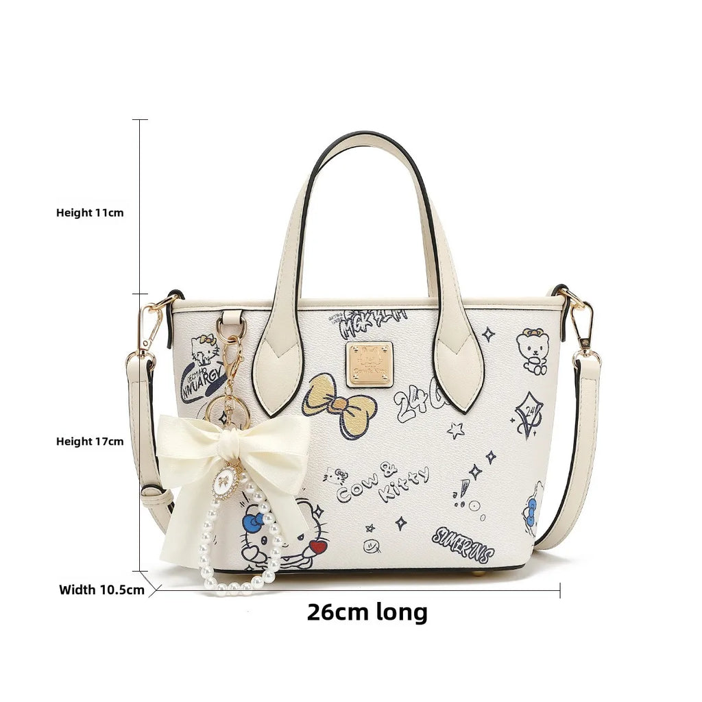 Sac À Main Hello Kitty Femme — Cartoon Mignon, Sac Épaule Bandoulière Tendance
