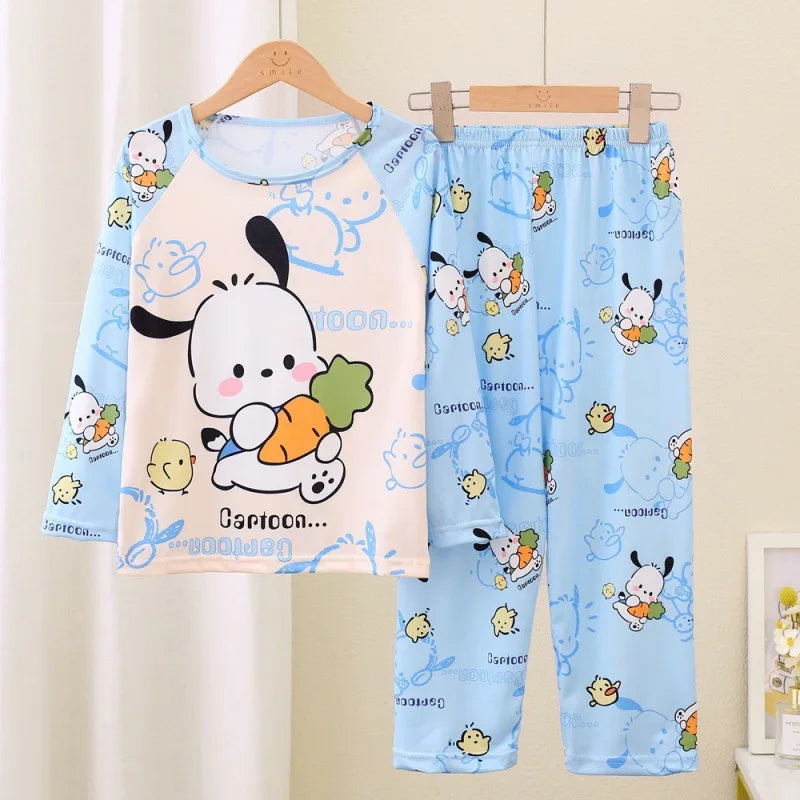 Pyjama Enfant Sanrio Hello Kitty — Manches Longues, Cinnamoroll & Kuromi, Doux