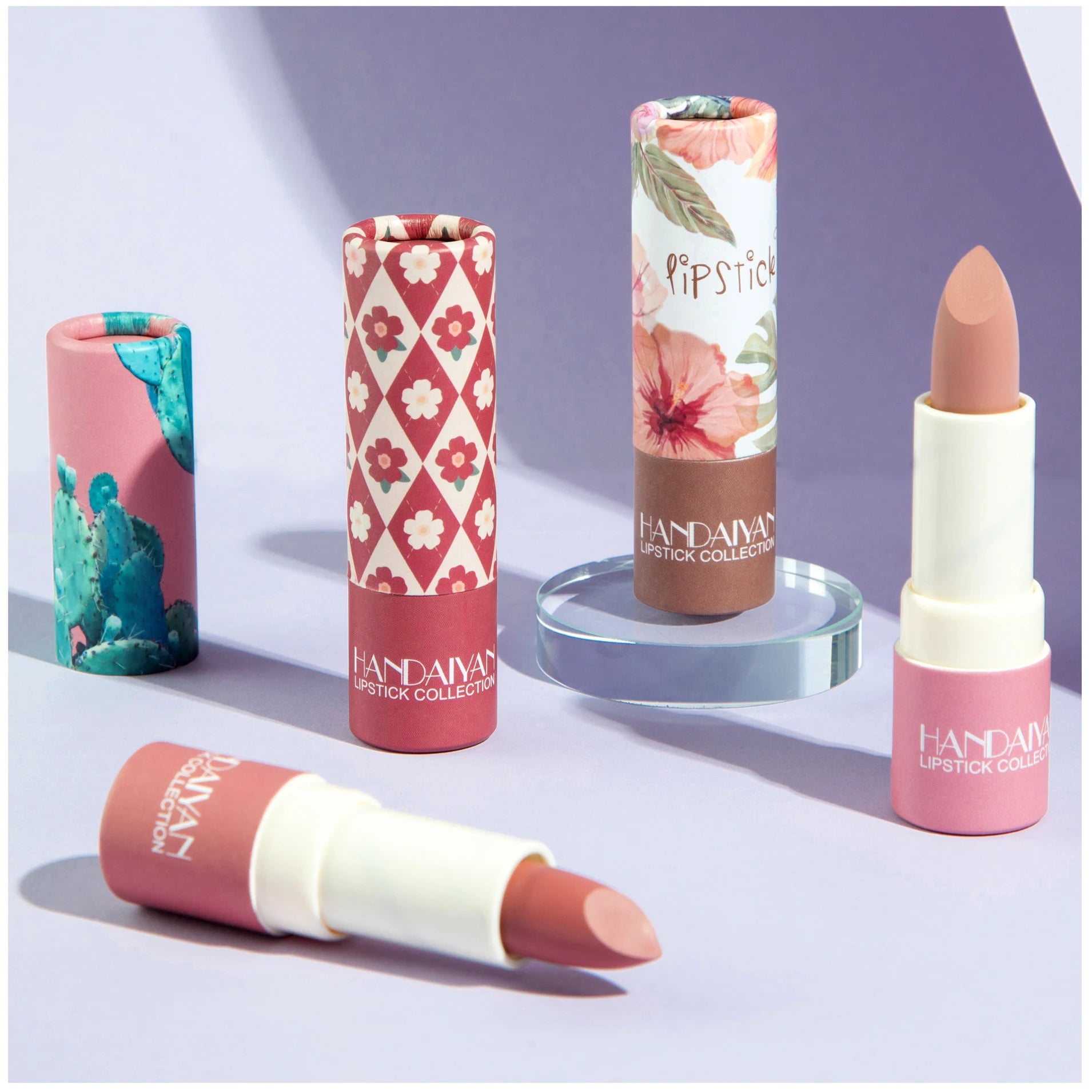 Rouge à Lèvres Mat Velours HANDAIYAN — 8 Couleurs, Waterproof, Longue Tenue