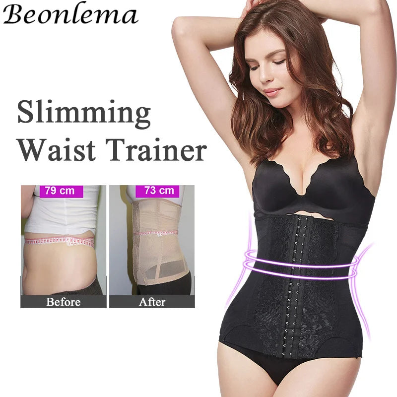 Corset Gainant Brodé en Mesh pour Femme – Gaine Colombienne Ventre Plat